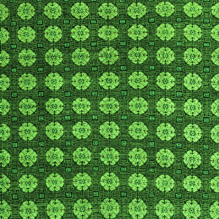 Machine Washable Abstract Green Modern Area Rugs, wshabs4880grn