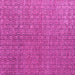 Square Abstract Pink Modern Rug, abs4881pnk