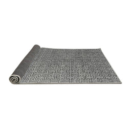 Sideview of Abstract Gray Modern Rug, abs4881gry