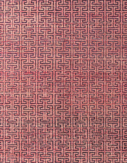 Abstract Brown Red Modern Rug, abs4881