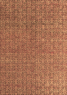 Abstract Brown Modern Rug, abs4881brn