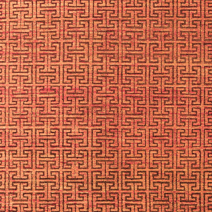 Machine Washable Abstract Orange Modern Area Rugs, wshabs4881org