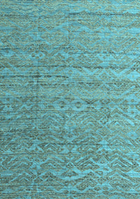 Abstract Light Blue Modern Rug, abs4882lblu