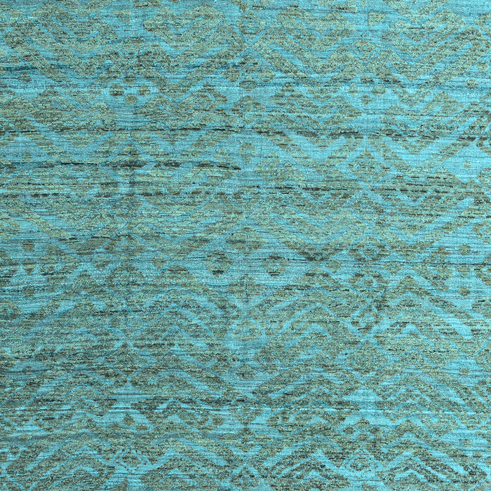 Abstract Light Blue Modern Rug, abs4882lblu