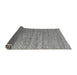 Sideview of Abstract Gray Modern Rug, abs4882gry