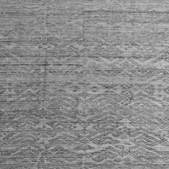 Square Abstract Gray Modern Rug, abs4882gry