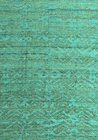 Abstract Turquoise Modern Rug, abs4882turq