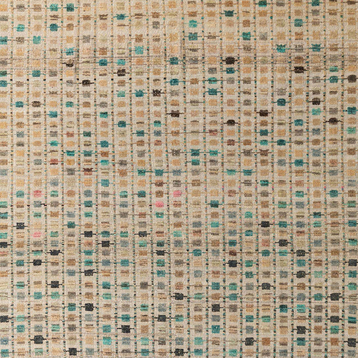 Abstract Dark Almond Brown Modern Rug, abs4883