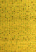 Abstract Yellow Modern Rug, abs4883yw