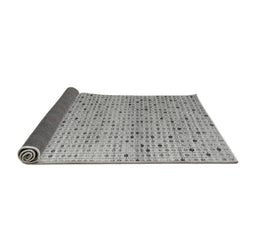 Sideview of Abstract Gray Modern Rug, abs4883gry