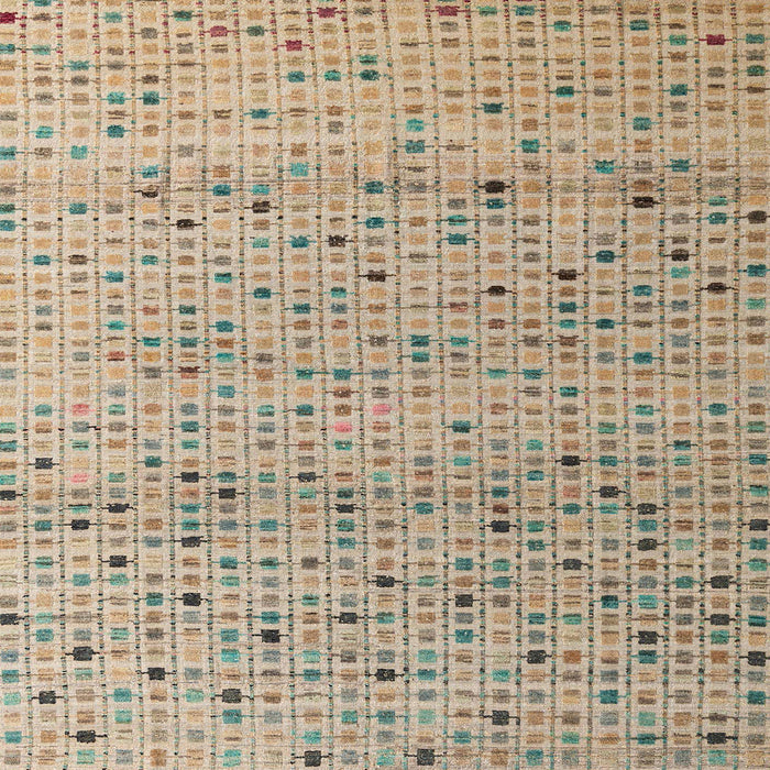 Square Machine Washable Abstract Dark Almond Brown Rug, wshabs4883