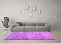 Machine Washable Abstract Purple Modern Rug, wshabs4883pur