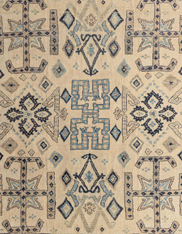 Abstract Khaki Green Modern Rug, abs4884