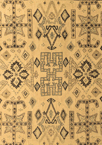 Abstract Brown Modern Rug, abs4884brn