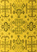 Abstract Yellow Modern Rug, abs4884yw