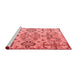 Modern Red Washable Rugs