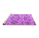 Sideview of Machine Washable Abstract Purple Modern Area Rugs, wshabs4884pur