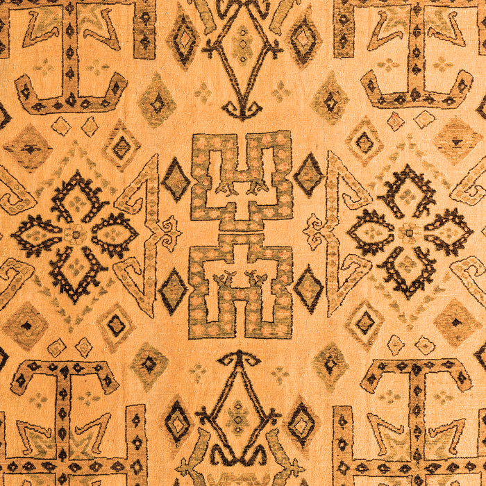 Machine Washable Abstract Orange Modern Area Rugs, wshabs4884org