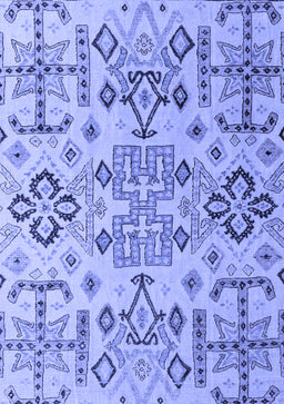 Abstract Blue Modern Rug, abs4884blu