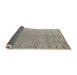 Sideview of Abstract Khaki Green Modern Rug, abs4885