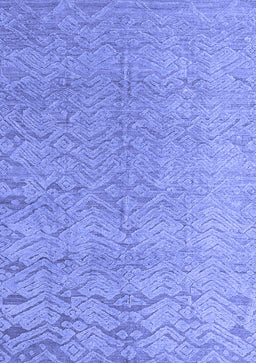 Abstract Blue Modern Rug, abs4885blu