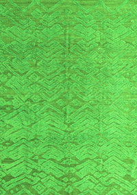 Abstract Green Modern Rug, abs4885grn