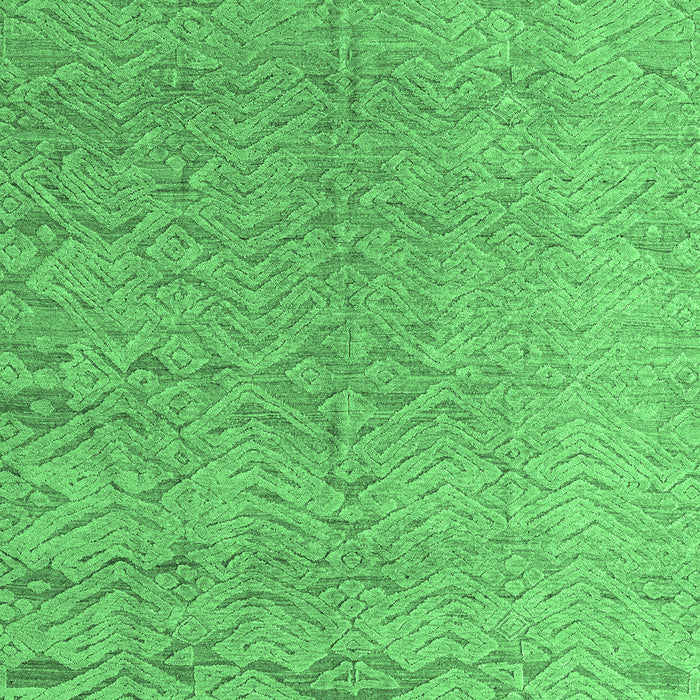 Machine Washable Abstract Emerald Green Modern Area Rugs, wshabs4885emgrn