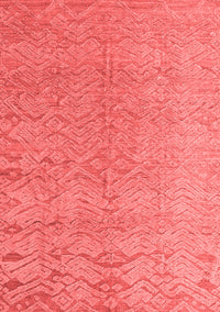 Abstract Red Modern Rug, abs4885red