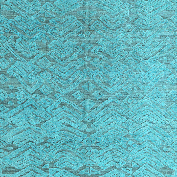 Machine Washable Abstract Light Blue Modern Rug, wshabs4885lblu