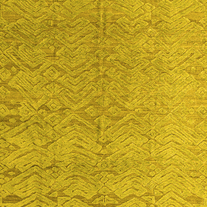 Abstract Yellow Modern Rug, abs4885yw