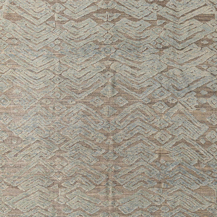 Machine Washable Abstract Khaki Green Rug, wshabs4885