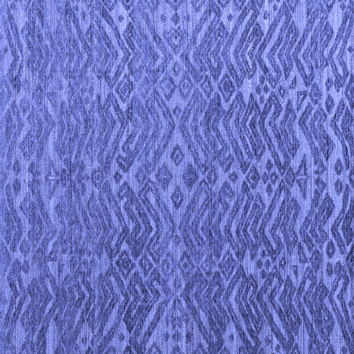 Square Abstract Blue Modern Rug, abs4886blu