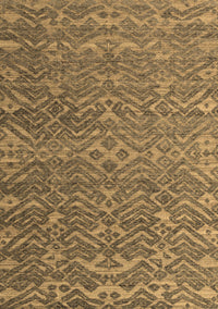 Abstract Brown Modern Rug, abs4886brn