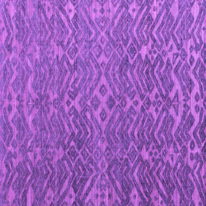 Square Machine Washable Abstract Purple Modern Area Rugs, wshabs4886pur