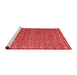 Modern Red Washable Rugs