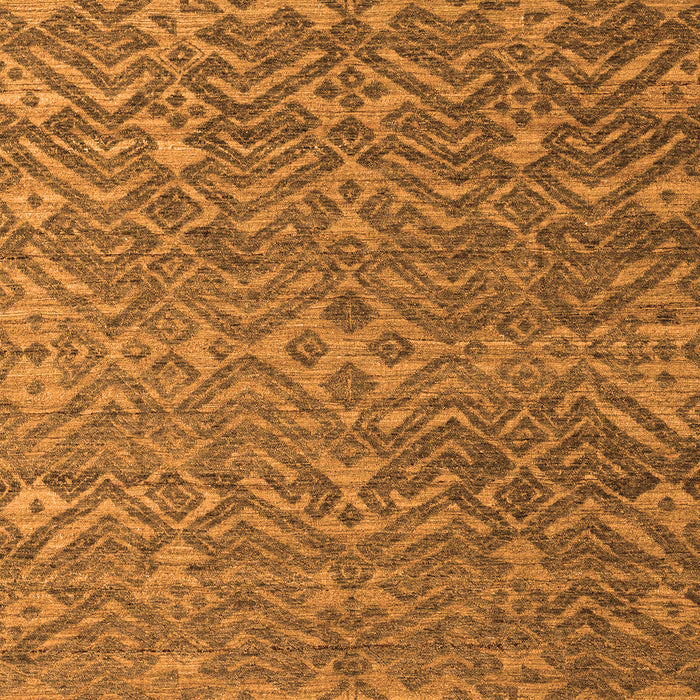 Abstract Orange Modern Rug, abs4886org