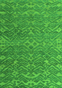 Abstract Green Modern Rug, abs4886grn