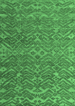 Abstract Emerald Green Modern Rug, abs4886emgrn