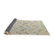 Sideview of Abstract Camel Brown Modern Rug, abs4887