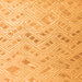 Square Abstract Orange Modern Rug, abs4887org