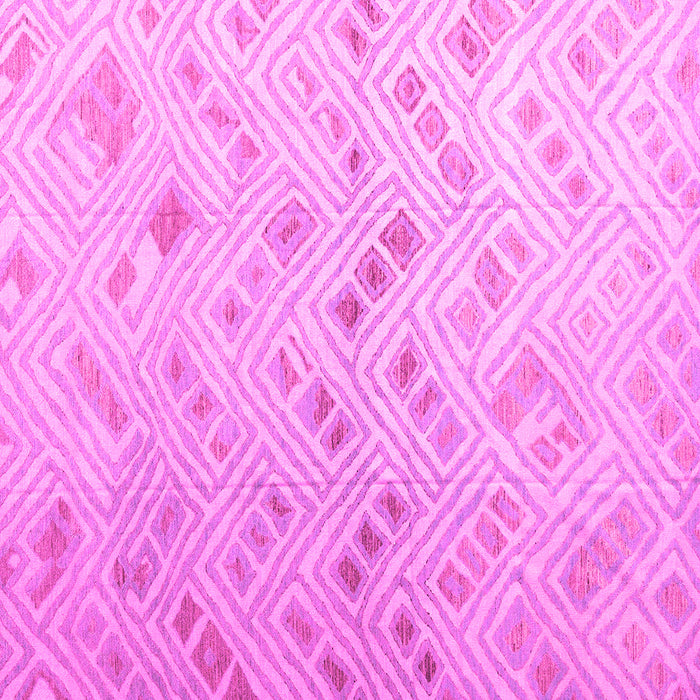 Square Machine Washable Abstract Pink Modern Rug, wshabs4887pnk