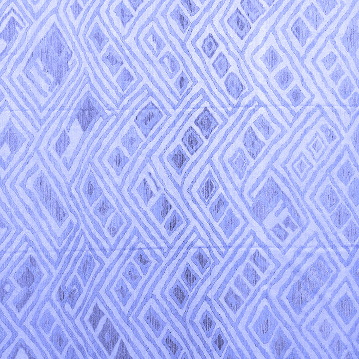 Square Abstract Blue Modern Rug, abs4887blu