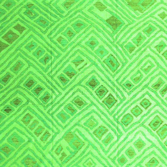 Machine Washable Abstract Green Modern Area Rugs, wshabs4887grn
