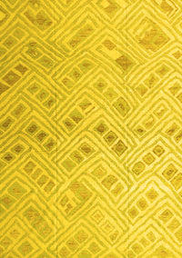 Abstract Yellow Modern Rug, abs4887yw