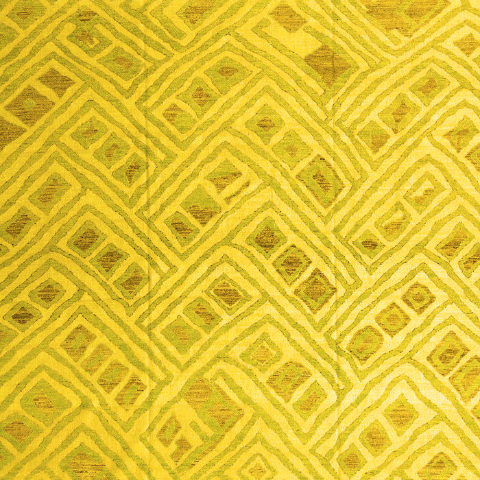 Abstract Yellow Modern Rug, abs4887yw