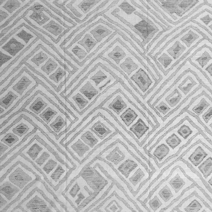 Machine Washable Abstract Gray Modern Rug, wshabs4887gry