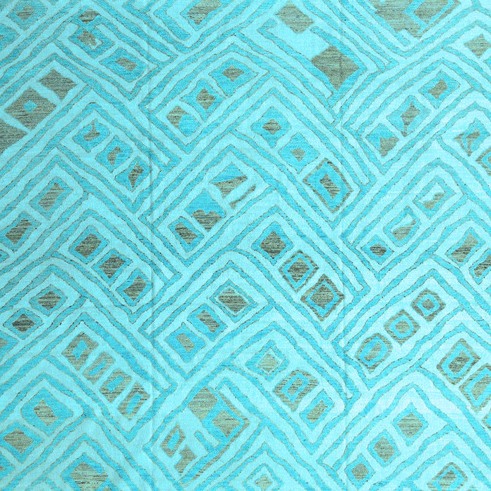 Machine Washable Abstract Light Blue Modern Rug, wshabs4887lblu
