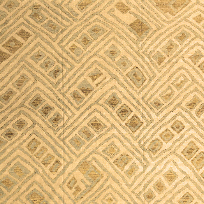 Machine Washable Abstract Brown Modern Rug, wshabs4887brn