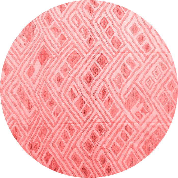 Machine Washable Abstract Red Modern Rug, wshabs4887red