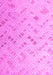 Machine Washable Abstract Pink Modern Rug, wshabs4887pnk